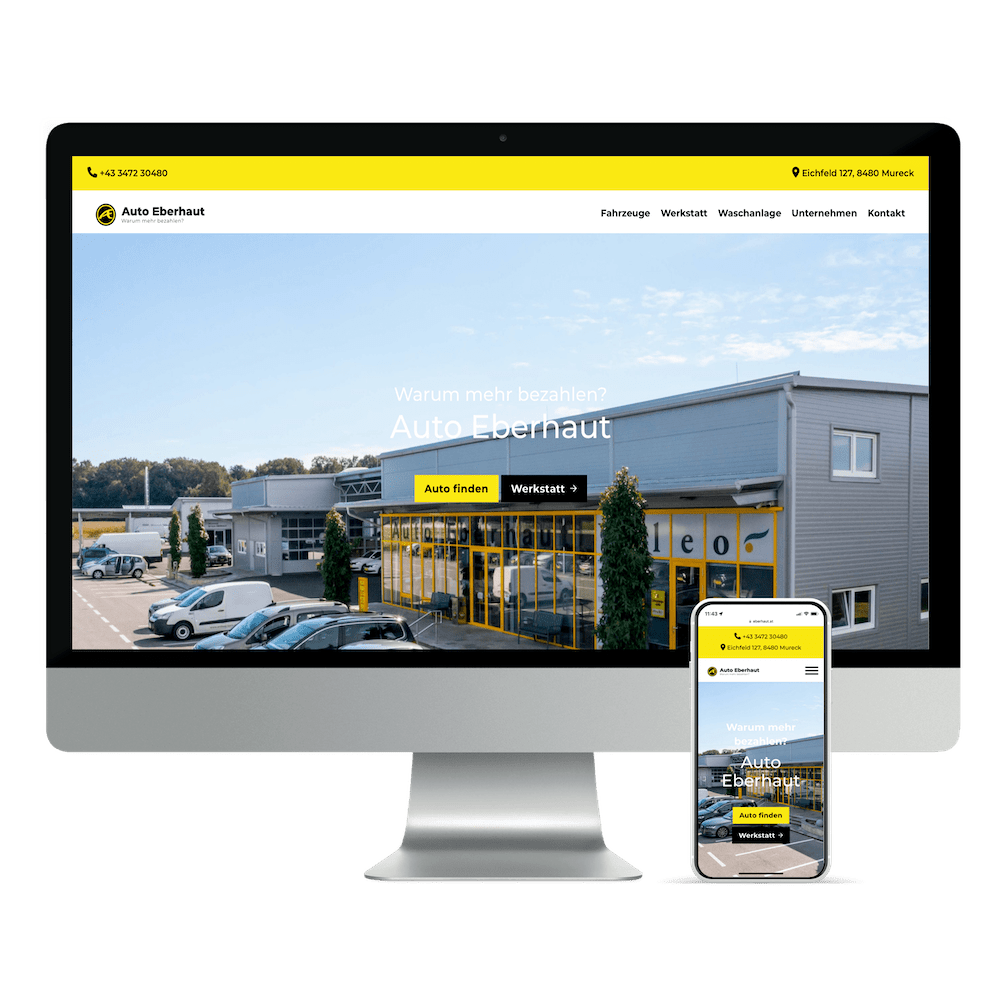 Autohaus Eberhaut Website